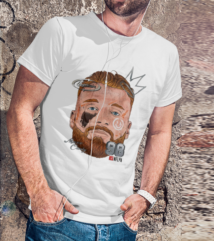 Euphoria Maxx Crosby 98 NFL Fat Head Illustration T-Shirt