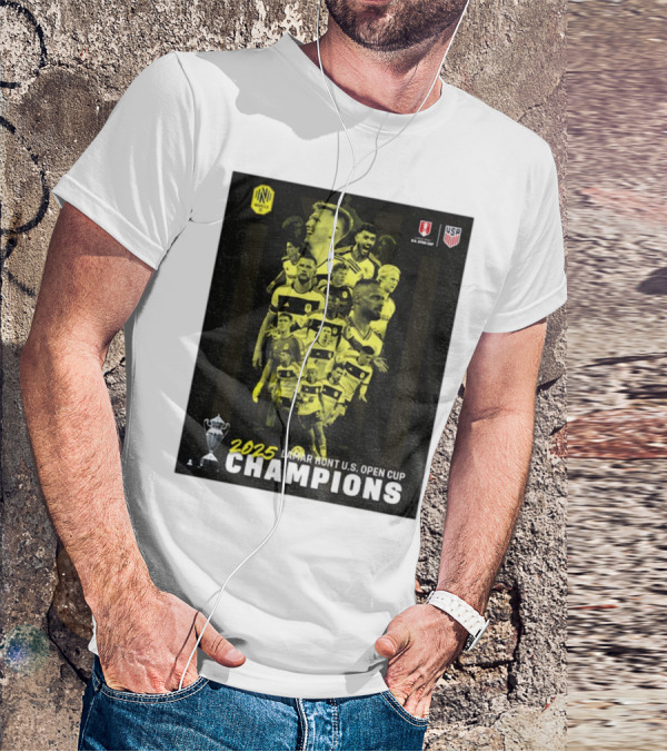 Nashville SC 2025 Lamar Hunt U.S. Open Cup Champions T-Shirt