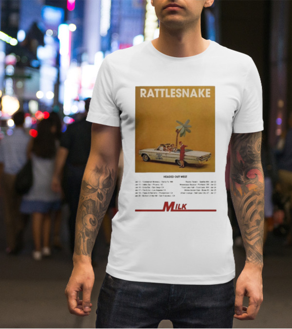 Rattlesnake Milk Feels So Good Headed Out West Tour 2026 T-Shirt