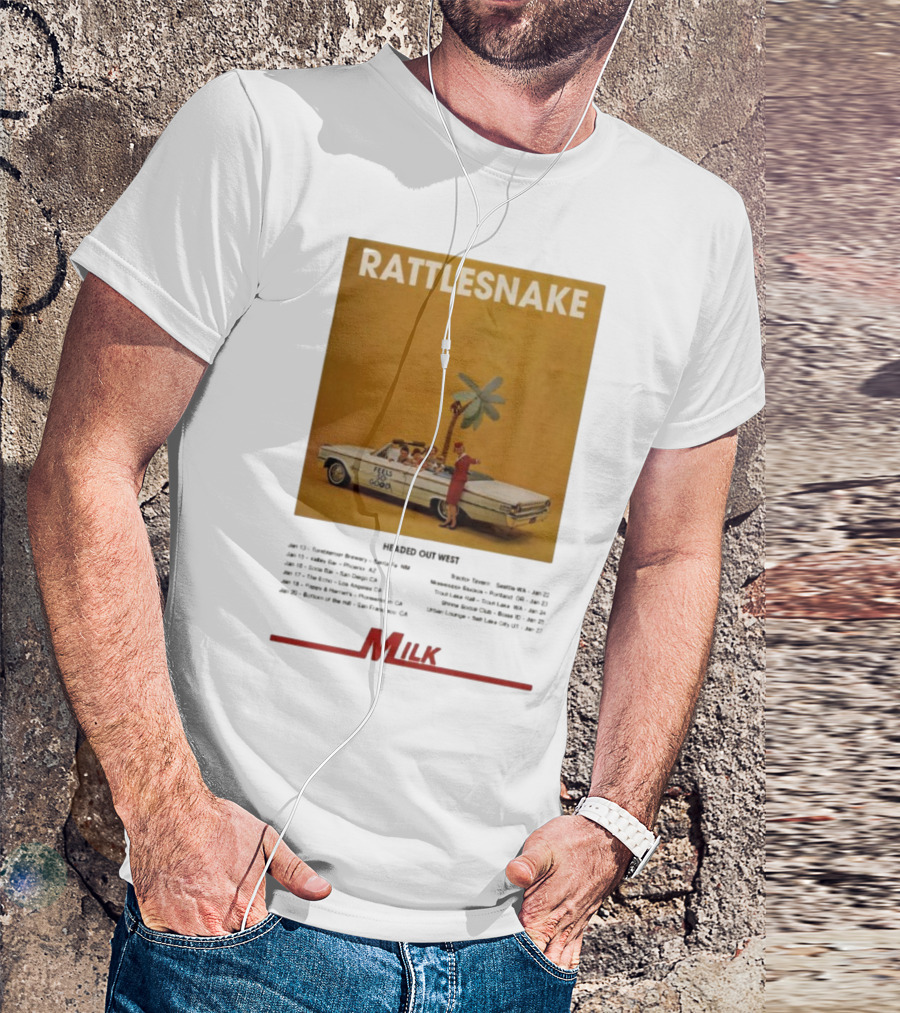 Rattlesnake Milk Feels So Good Headed Out West Tour 2026 T-Shirt