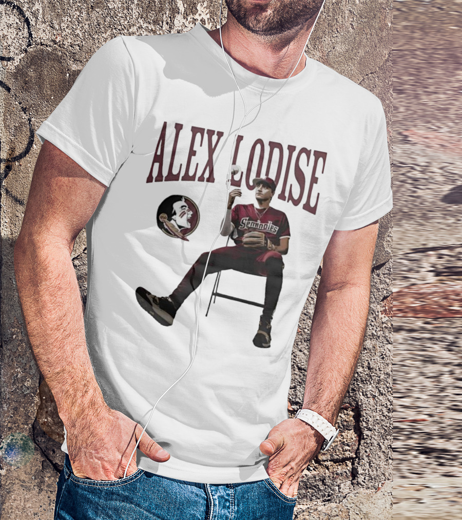 Florida State Seminoles Alex Lodise FSU Baseball Seminoles Icon T-Shirt