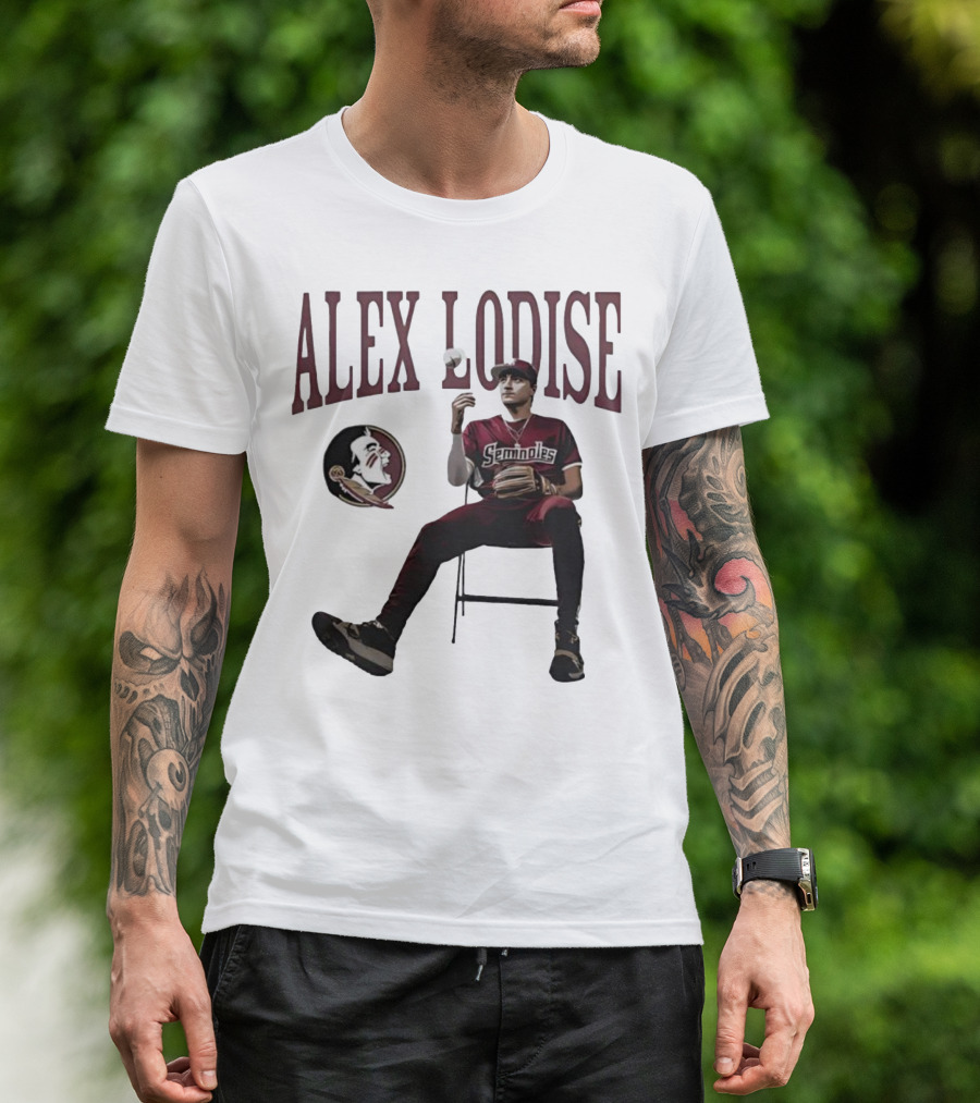 Florida State Seminoles Alex Lodise FSU Baseball Seminoles Icon T-Shirt