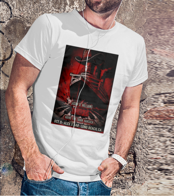 Jason D Williams Supersuckers Wayne Hancock Oct 5 Alex’s Bar Long Beach CA T-Shirt