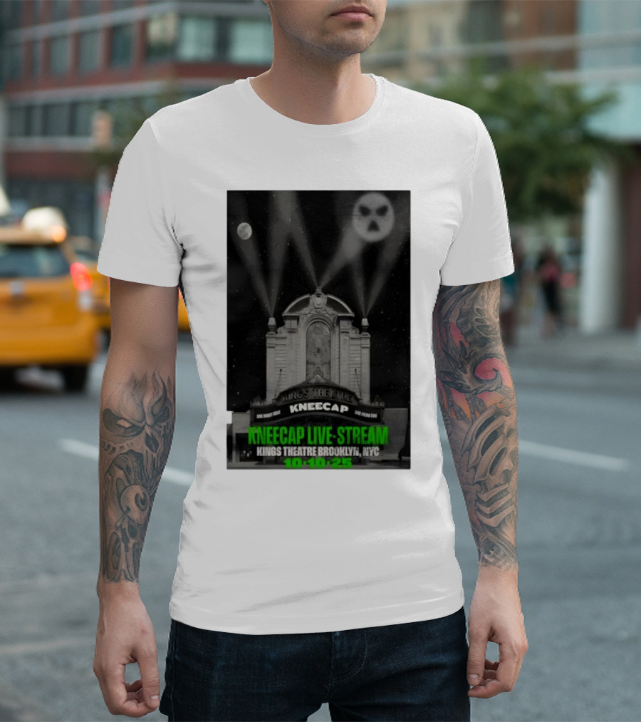 Kings Theatre Kneecap Live Stream Brooklyn NYC 10.10.25 T-Shirt