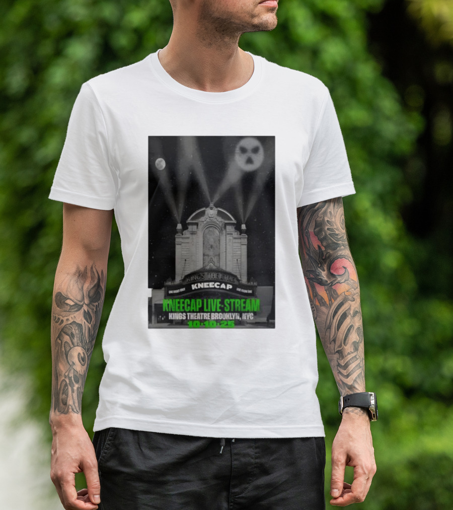 Kings Theatre Kneecap Live Stream Brooklyn NYC 10.10.25 T-Shirt