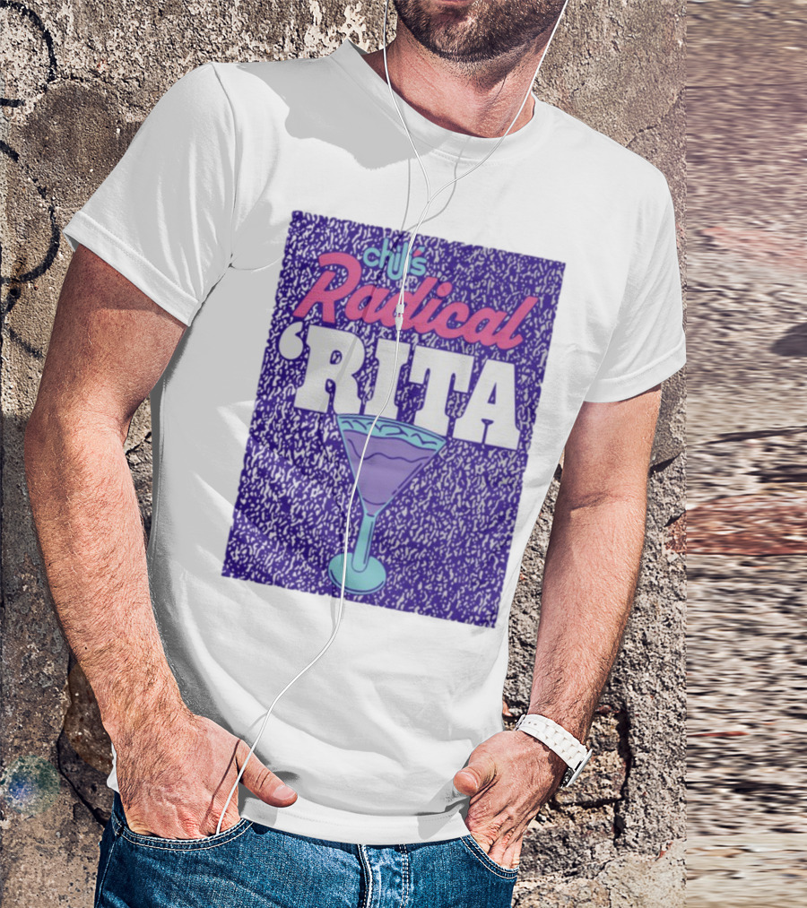 Chili's Radical Rita Retro Cocktail Margarita Vibes T-Shirt