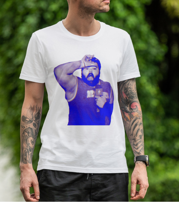 Karltowns Wearing Jason Dantona NYC Basketball Theme Blue Tone T-Shirt