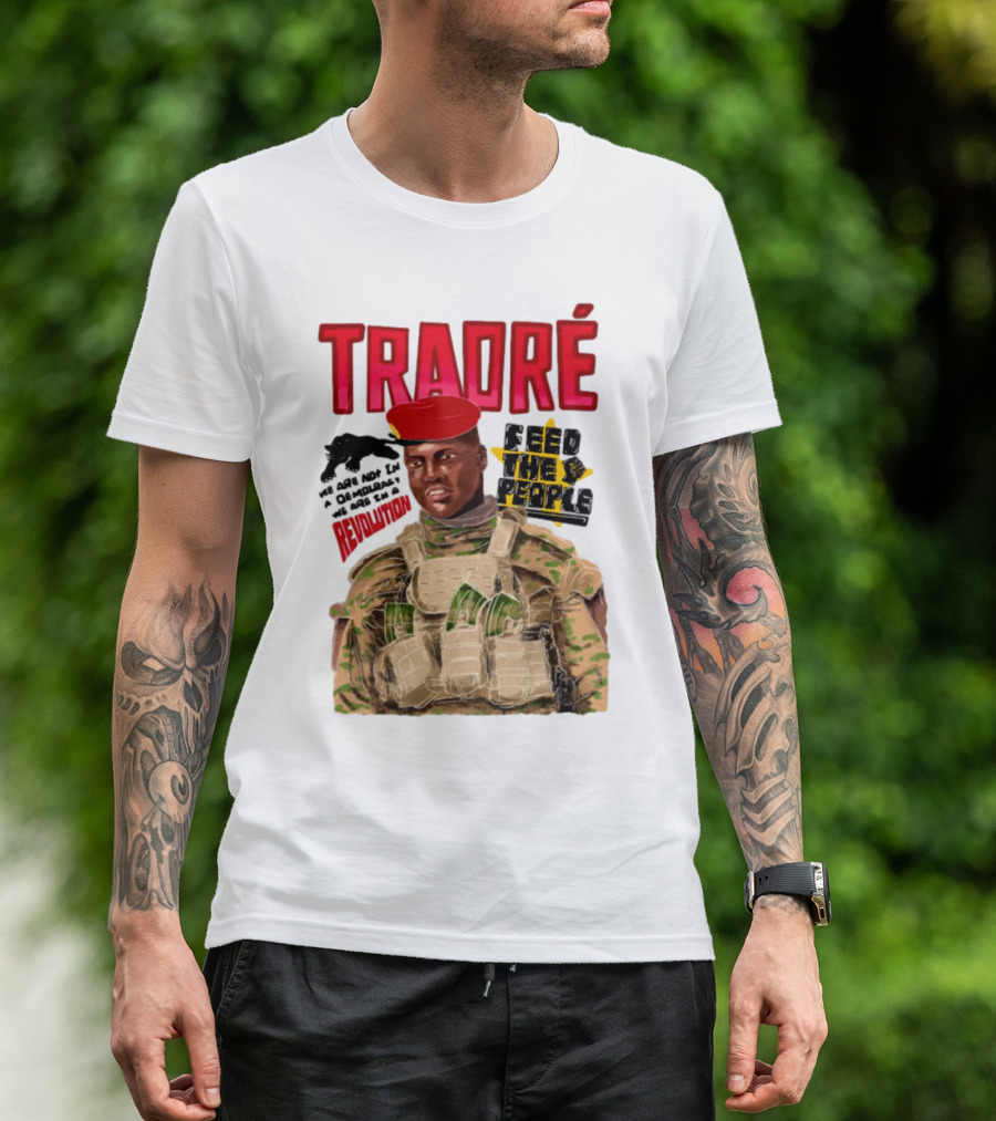 Traoré Revolution Ibrahim Feed The People T-Shirt