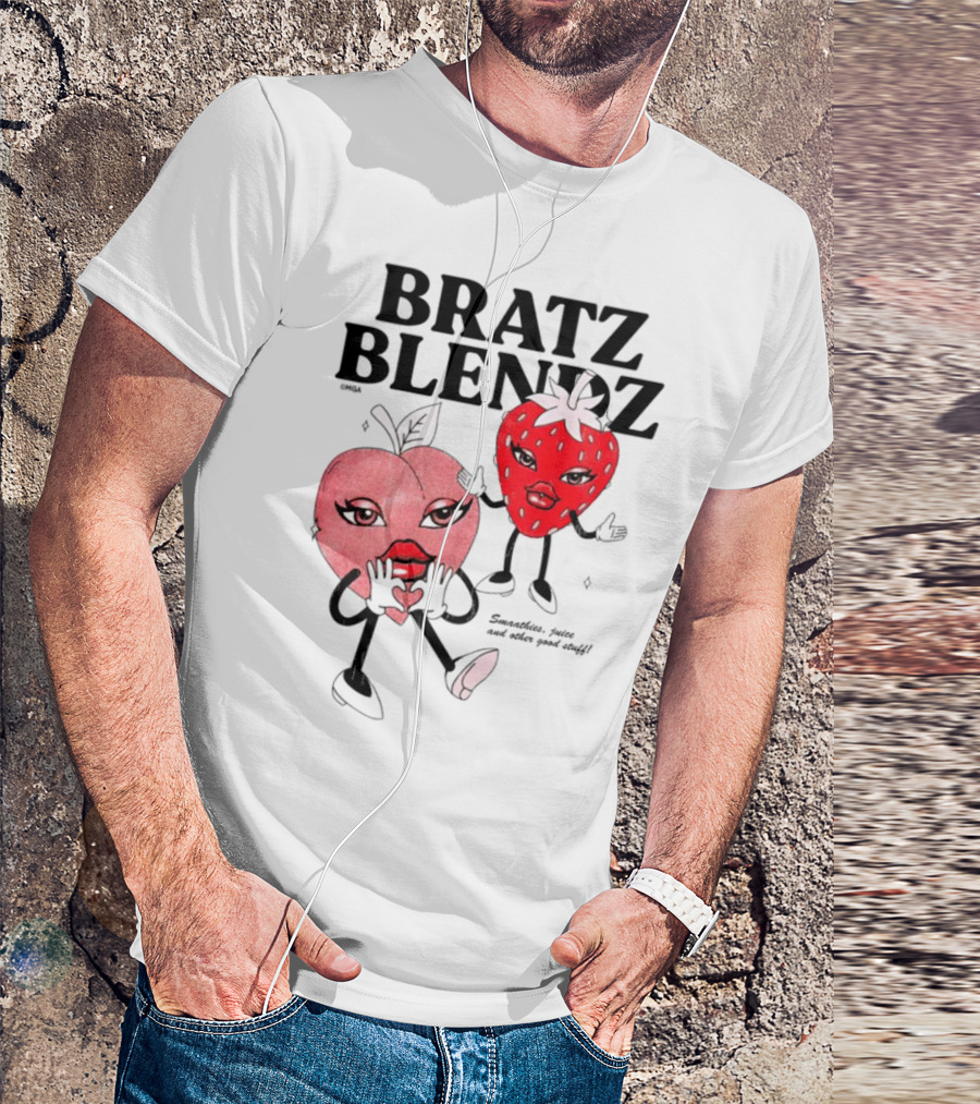 Sad Patron Stylin Bratz Blendz Fruit Characters T-Shirt