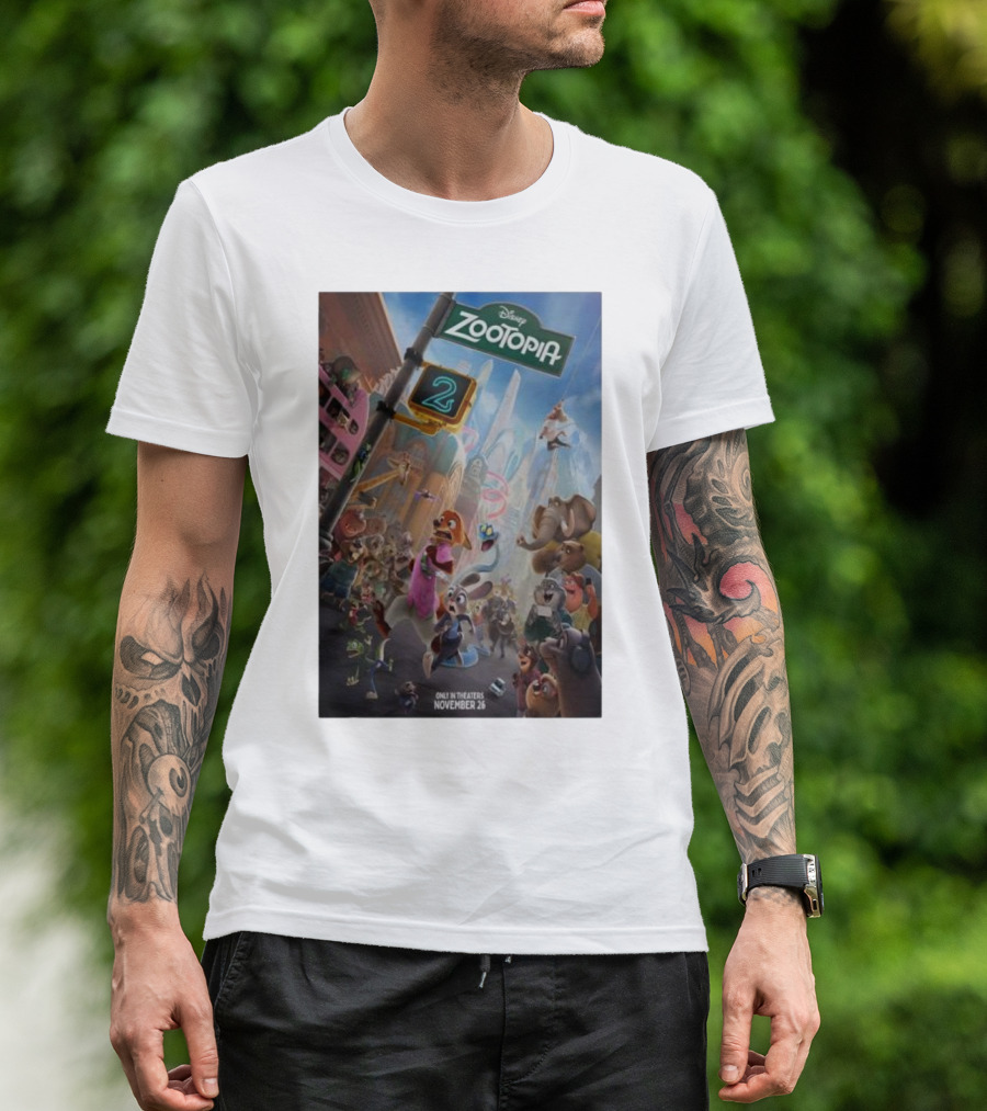 Disney Zootopia 2 Movie November 26 Only In Theaters T-Shirt