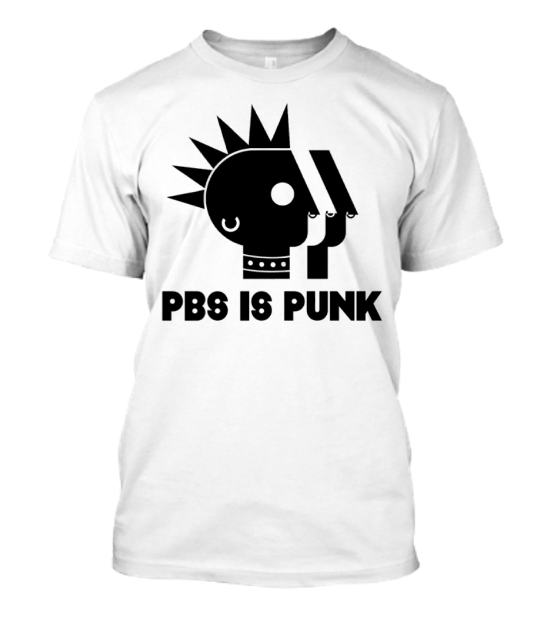 Two Crow Collective PBS Is Punk Vintage Cassette Vinyl Roots T-Shirt