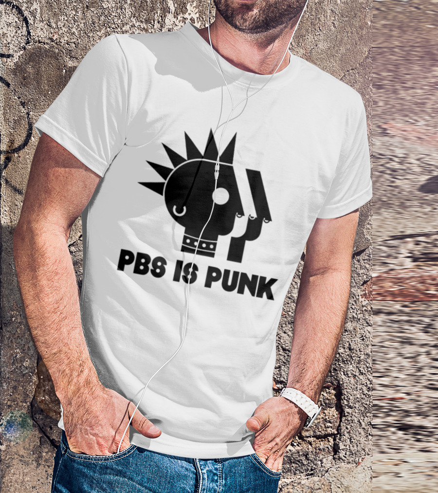 Two Crow Collective PBS Is Punk Vintage Cassette Vinyl Roots T-Shirt