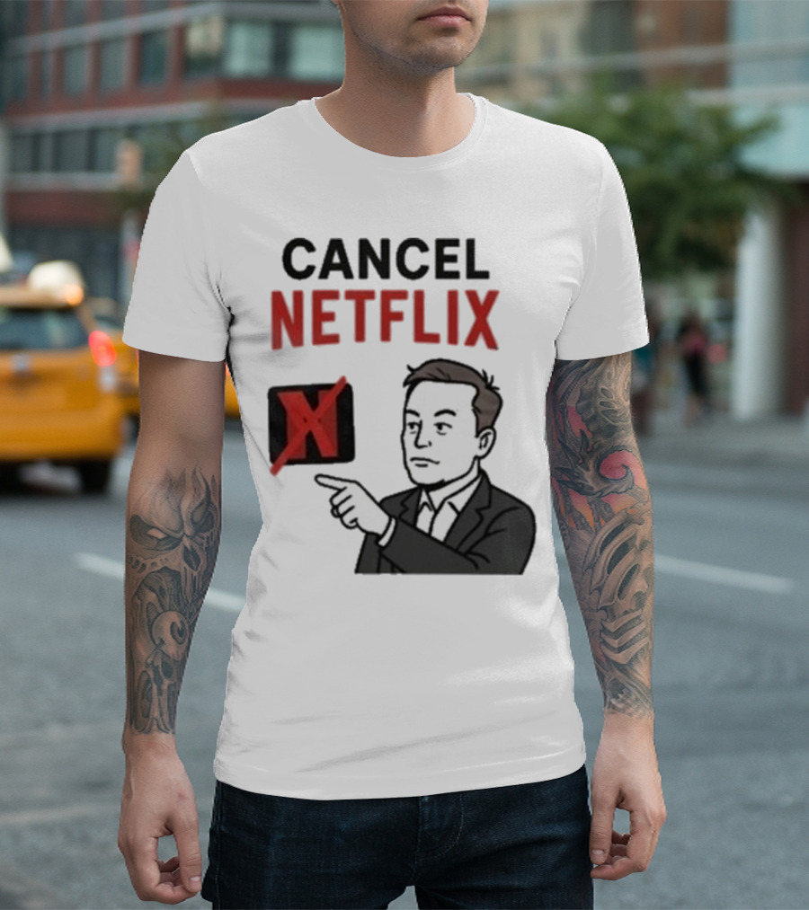 Cancel Netflix Elon Musk Meme Viral Support T-Shirt