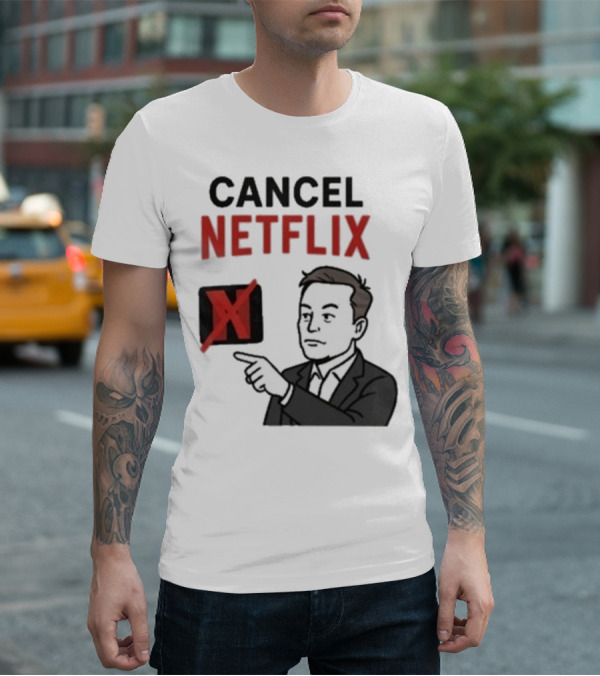 Cancel Netflix Elon Musk Meme Viral Support T-Shirt