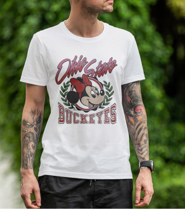 Ohio State Buckeyes Minnie Mouse Disney Collab T-Shirt