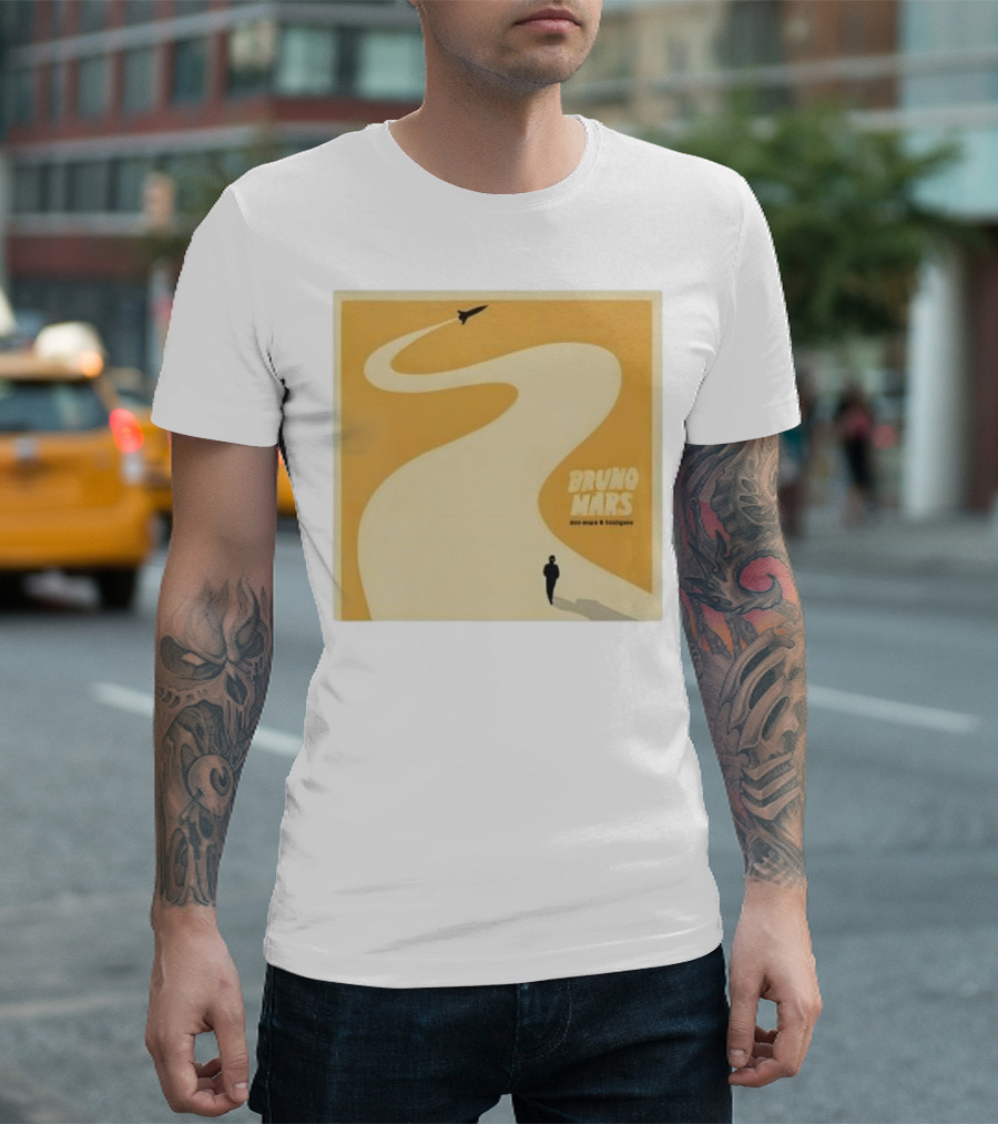Bruno Mars Doo-Wops And Hooligans Rocket Pathway Scene T-Shirt