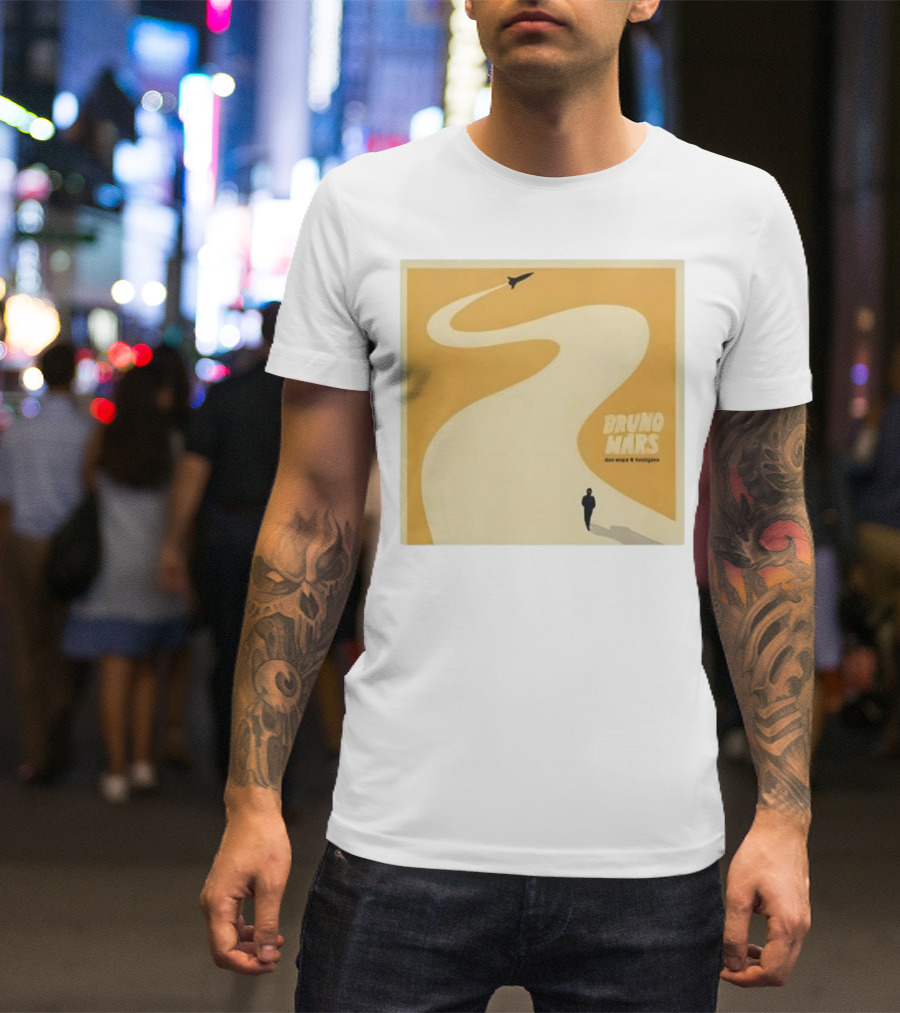 Bruno Mars Doo-Wops And Hooligans Rocket Pathway Scene T-Shirt