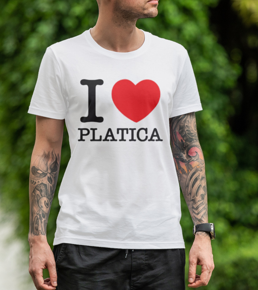 I Heart Platica Conversation Enthusiast T-Shirt