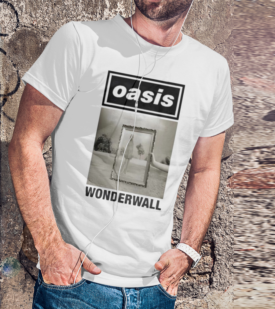 Oasis Wonderwall Single Oasisinet Visual T-Shirt