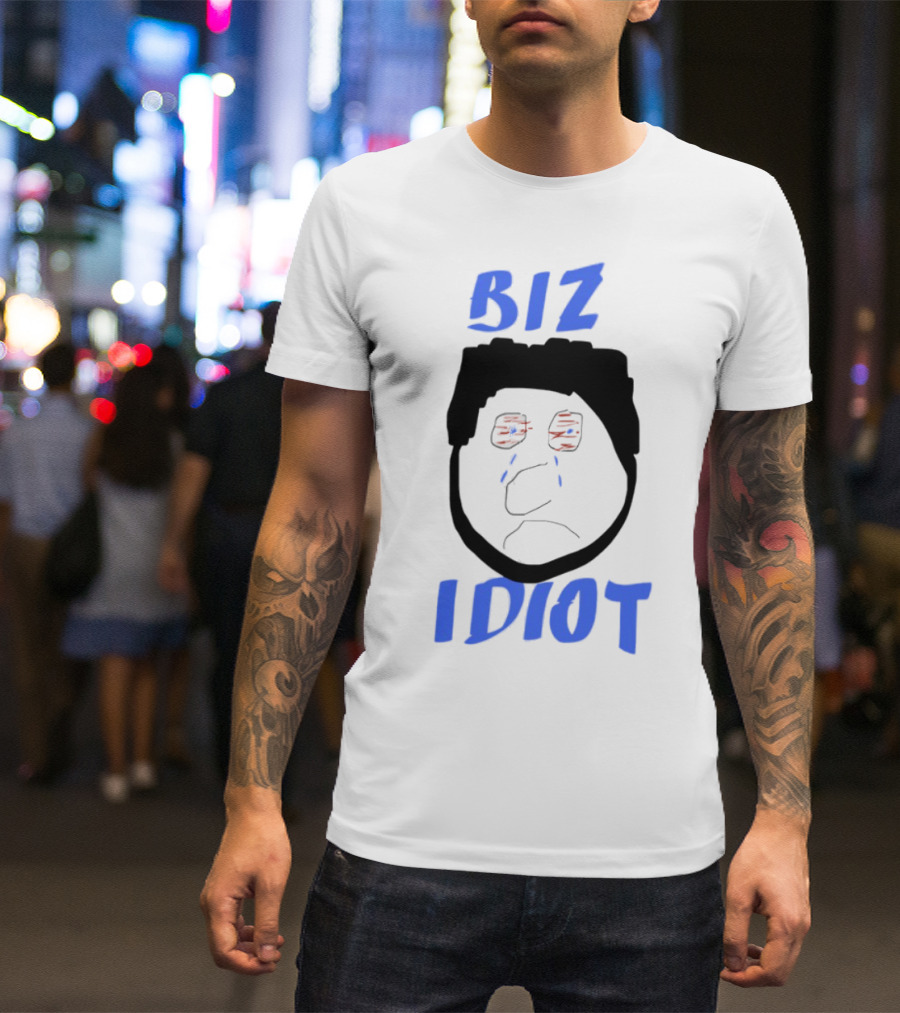 Biz Idiot Meme Renaissance Style Tears T-Shirt