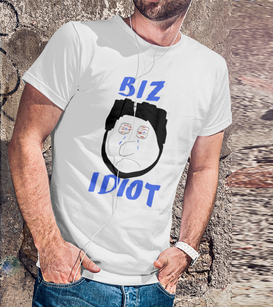 Biz Idiot Meme Renaissance Style Tears T-Shirt