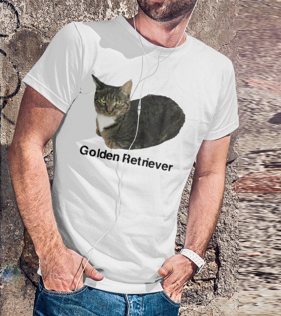 Henry Johnson Cat Humor Golden Retriever Caption T-Shirt