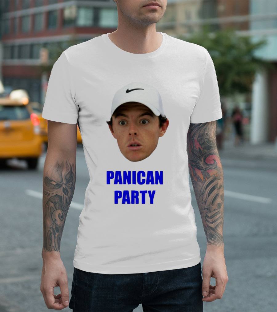 Panican Party Funny Golf Cap Expression T-Shirt