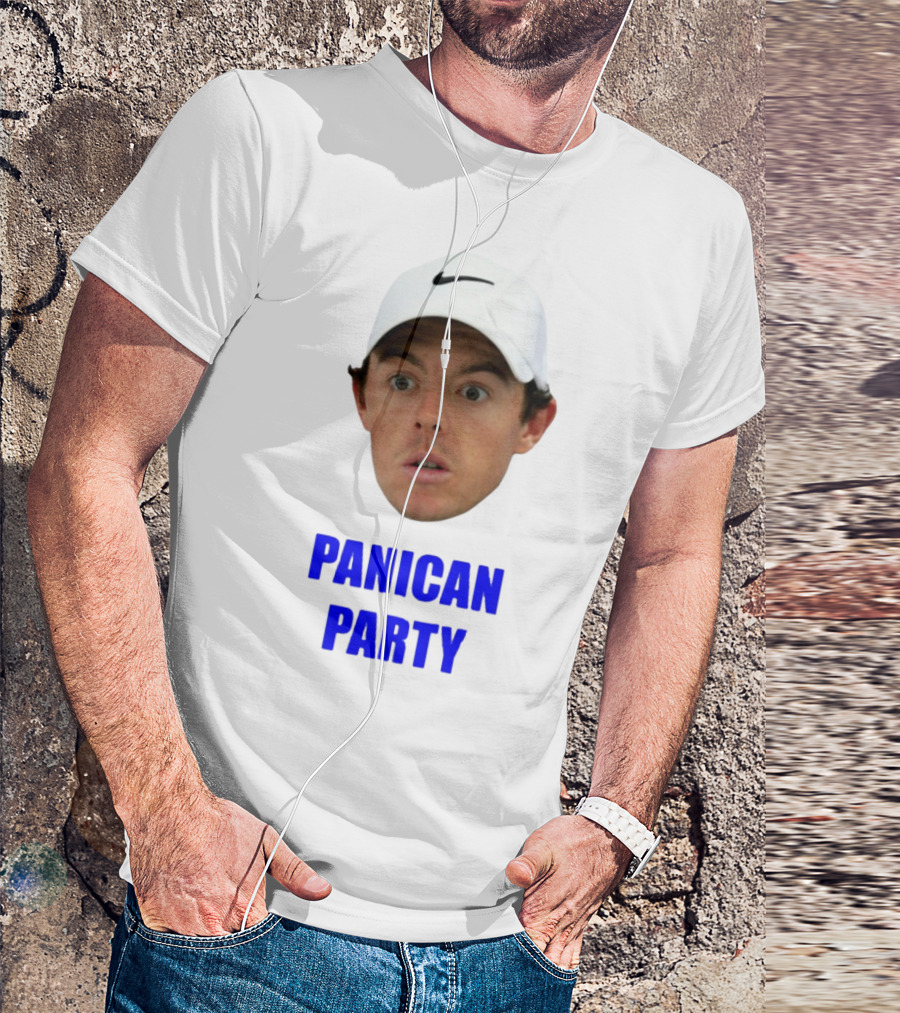 Panican Party Funny Golf Cap Expression T-Shirt