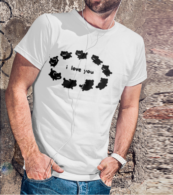 Crumb I Love You Cute Animal Circle T-Shirt