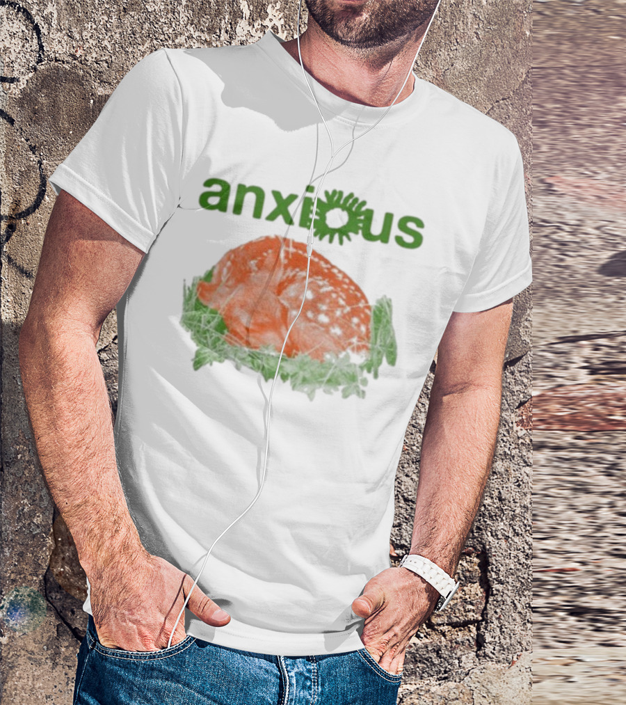 Anxious Baby Doe Deer In Grass Survivor Mood T-Shirt
