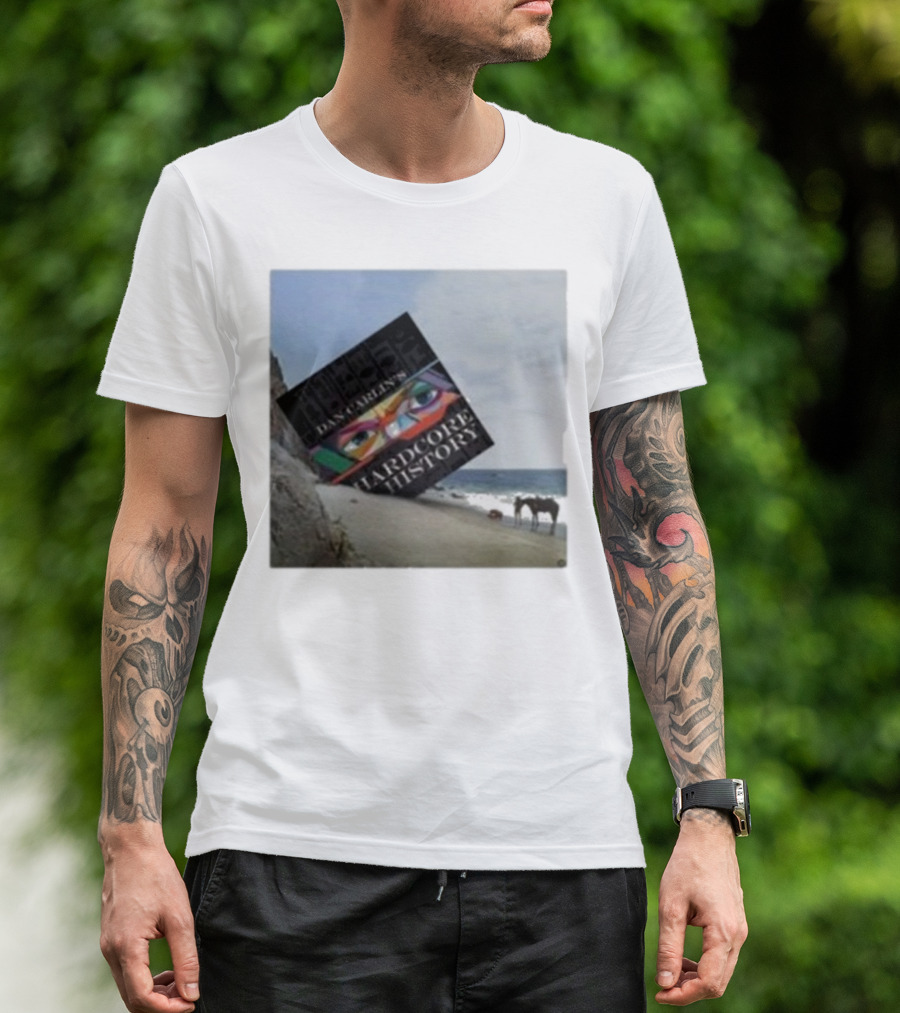 Dan Carlin Hardcore History Podcast Planet Of The Apes Beach Scene T-Shirt