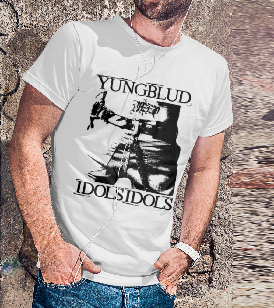 Yungblud Idolsidols Limited White Tattoo Design T-Shirt