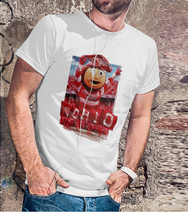 Ohio State Buckeyes Brutus Mascot At Ohio Stadium Event T-Shirt