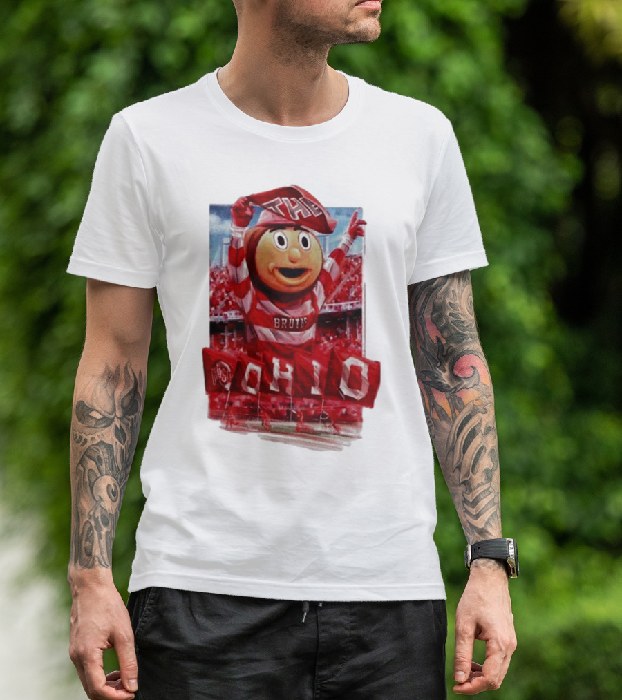 Ohio State Buckeyes Brutus Mascot At Ohio Stadium Event T-Shirt