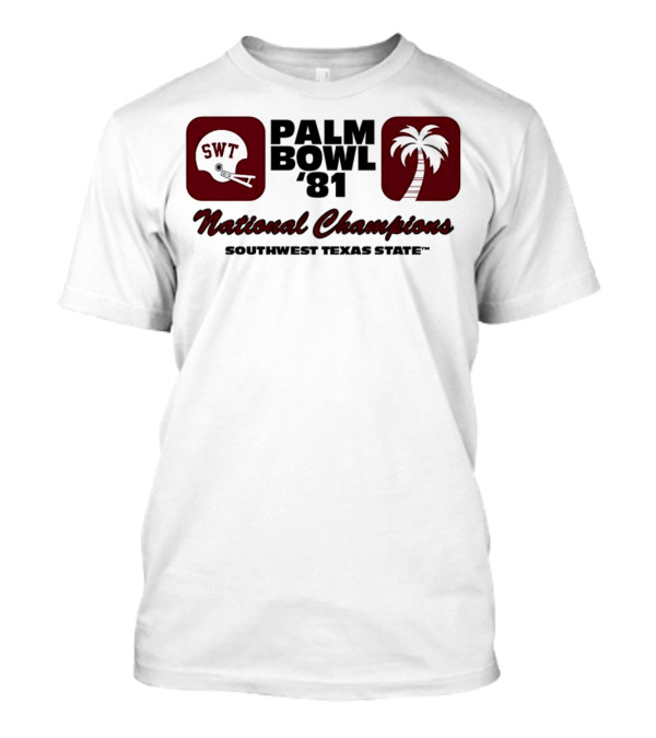 SWT 1981 Palm Bowl National Champions T-Shirt