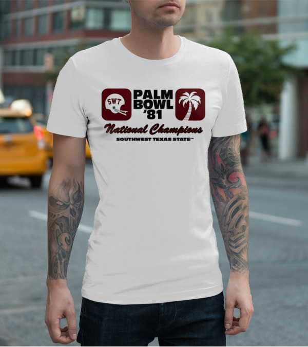 SWT 1981 Palm Bowl National Champions T-Shirt