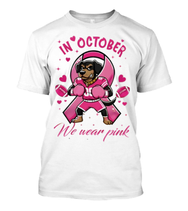 Tennessee Volunteers Breast Cancer Awareness In October We Wear Pink Tackle Cancer Score Hope T-Shirt