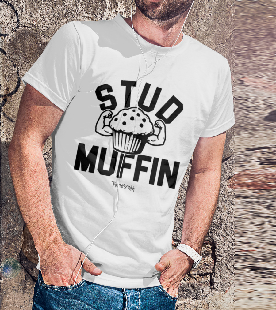 Frankie Antonelli Wearing Stud Muffin Texas A&M Aggies Football Fan Tee T-Shirt