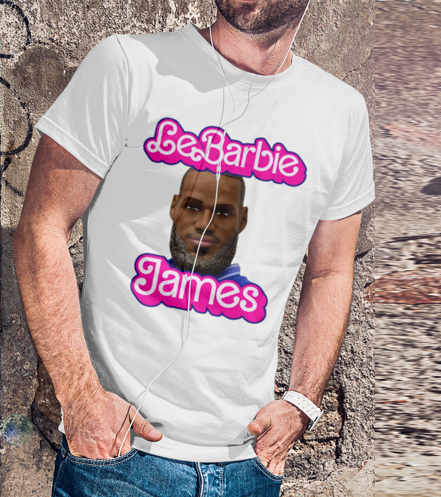 LeBarbie James Basketball Icon Parody T-Shirt