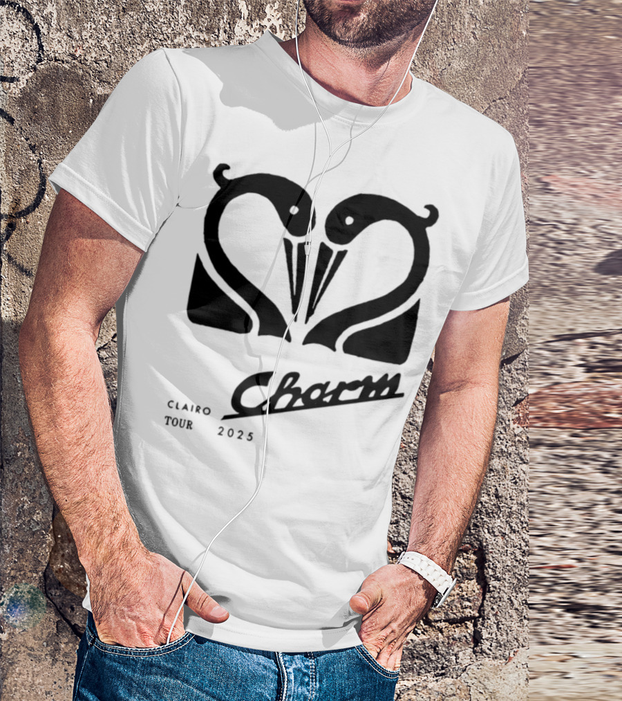 Charm Swan Europe Tour 23 Concert Aesthetic Retro Swans T-Shirt