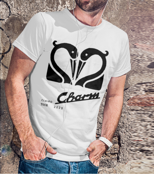 Charm Swan Europe Tour 23 Concert Aesthetic Retro Swans T-Shirt