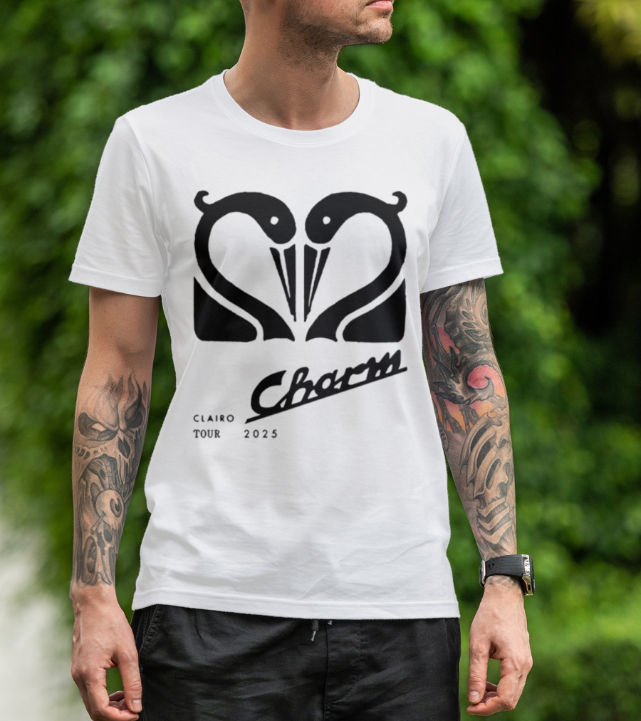 Charm Swan Europe Tour 23 Concert Aesthetic Retro Swans T-Shirt