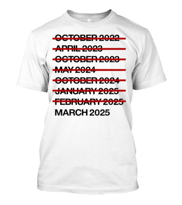 From The Private Collection Of Saba & No Id Dates 1990 2000 2010 1991 1994 1999 2012 T-Shirt