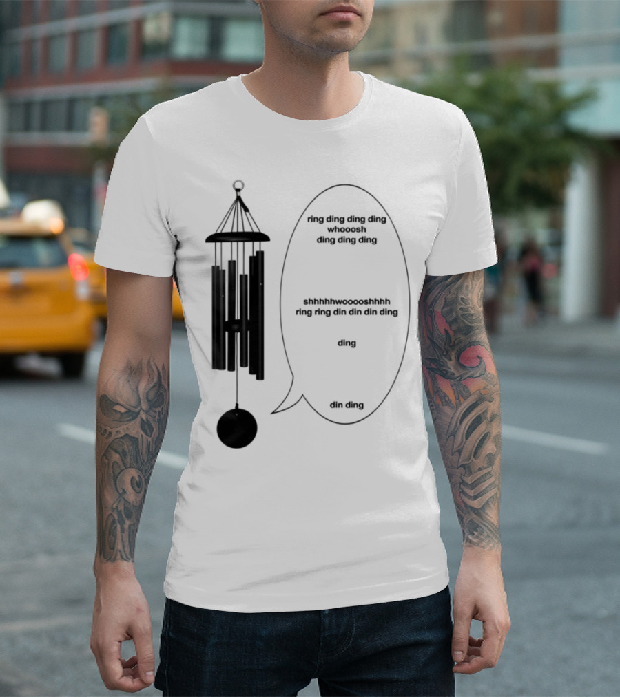 Henry Johnson Whooosh Ring Ding Ding Ding Wind Chime Sound Effect T-Shirt