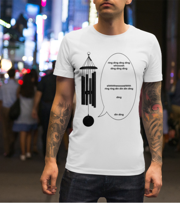 Henry Johnson Whooosh Ring Ding Ding Ding Wind Chime Sound Effect T-Shirt