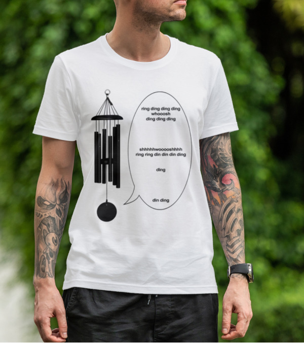 Henry Johnson Whooosh Ring Ding Ding Ding Wind Chime Sound Effect T-Shirt