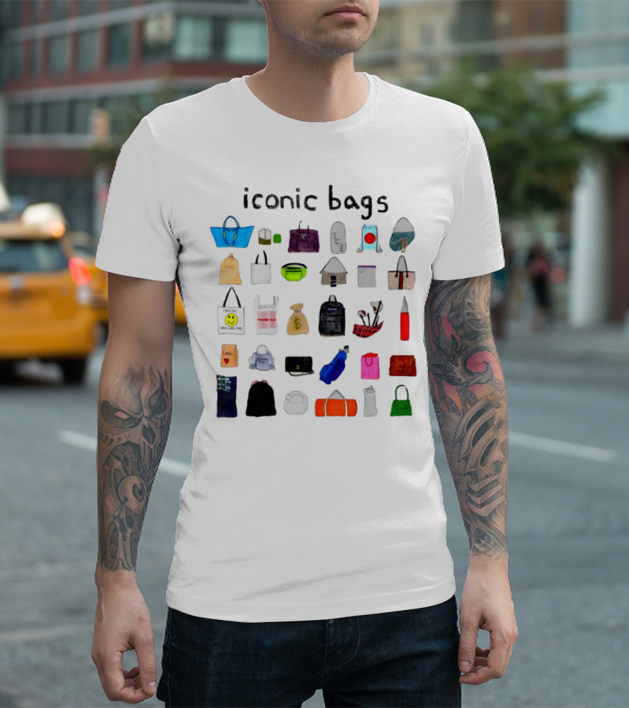 Iconic Bags Featuring Famous And Recognizable Designs And Symbols T-Shirt