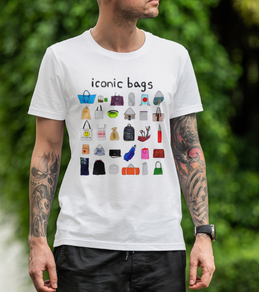 Iconic Bags Featuring Famous And Recognizable Designs And Symbols T-Shirt