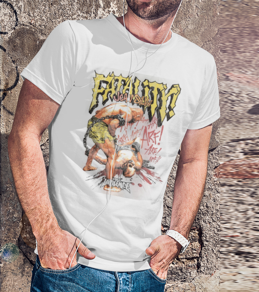 Fatality Jean Silva MMA Knockout Fight Scene T-Shirt