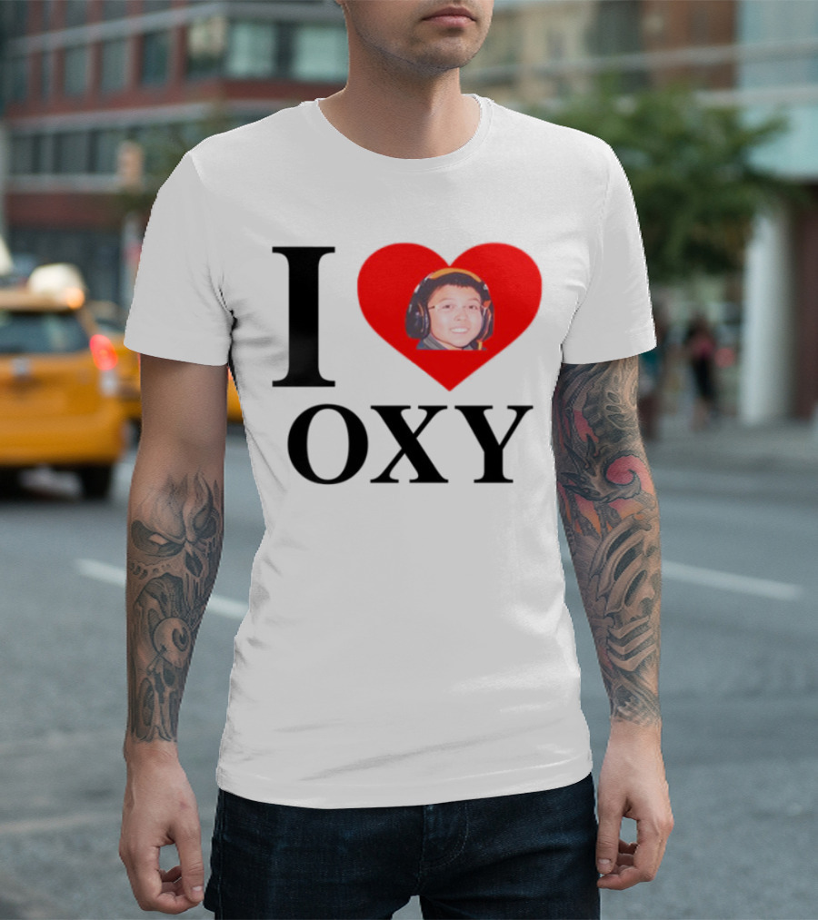 V1c I Heart Oxy Kid Headphones T-Shirt